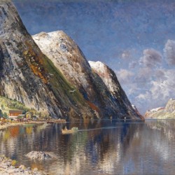 A boat on the lake
